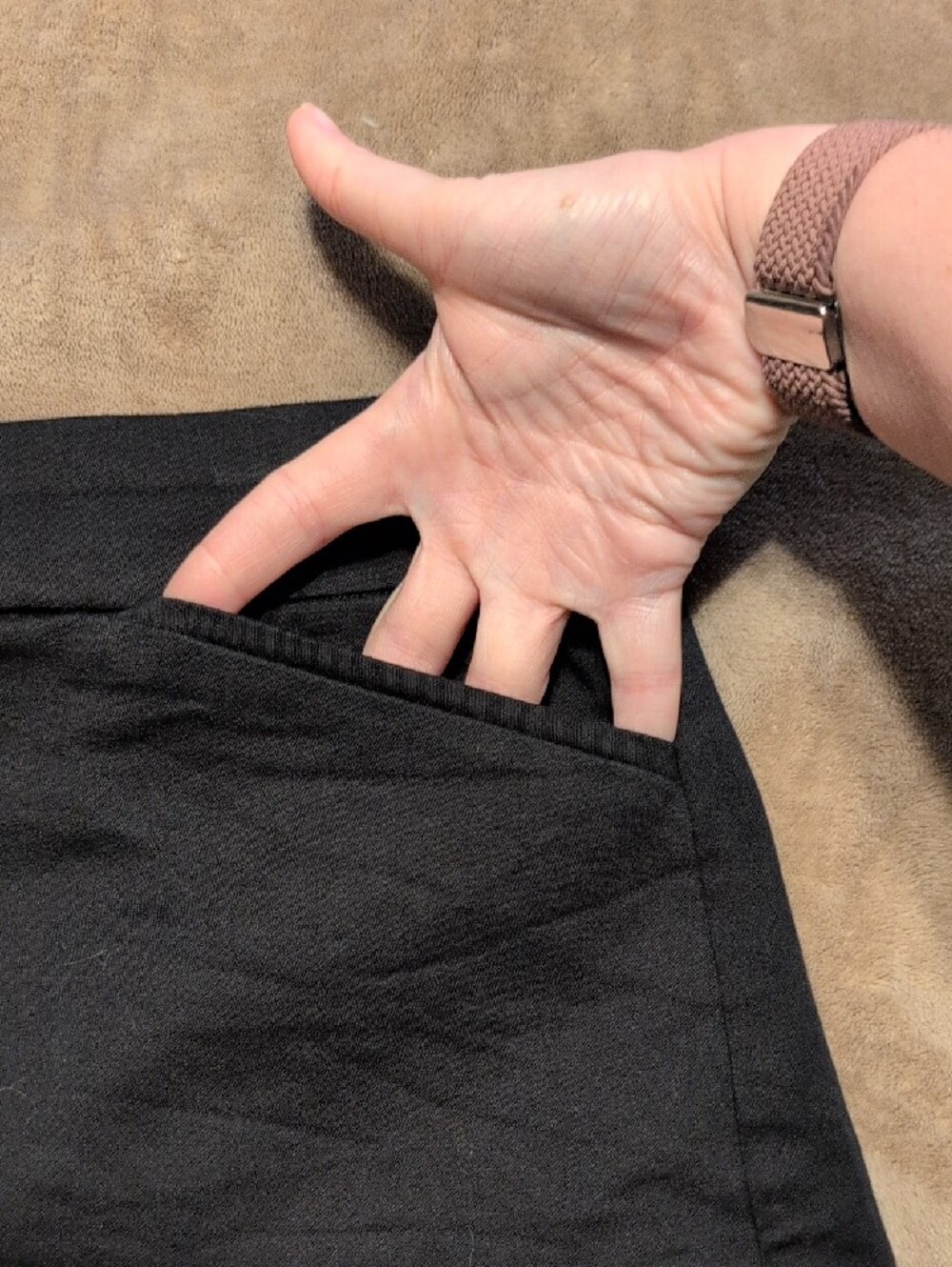 croft & barrow Black Skort - Picture 2 of 4